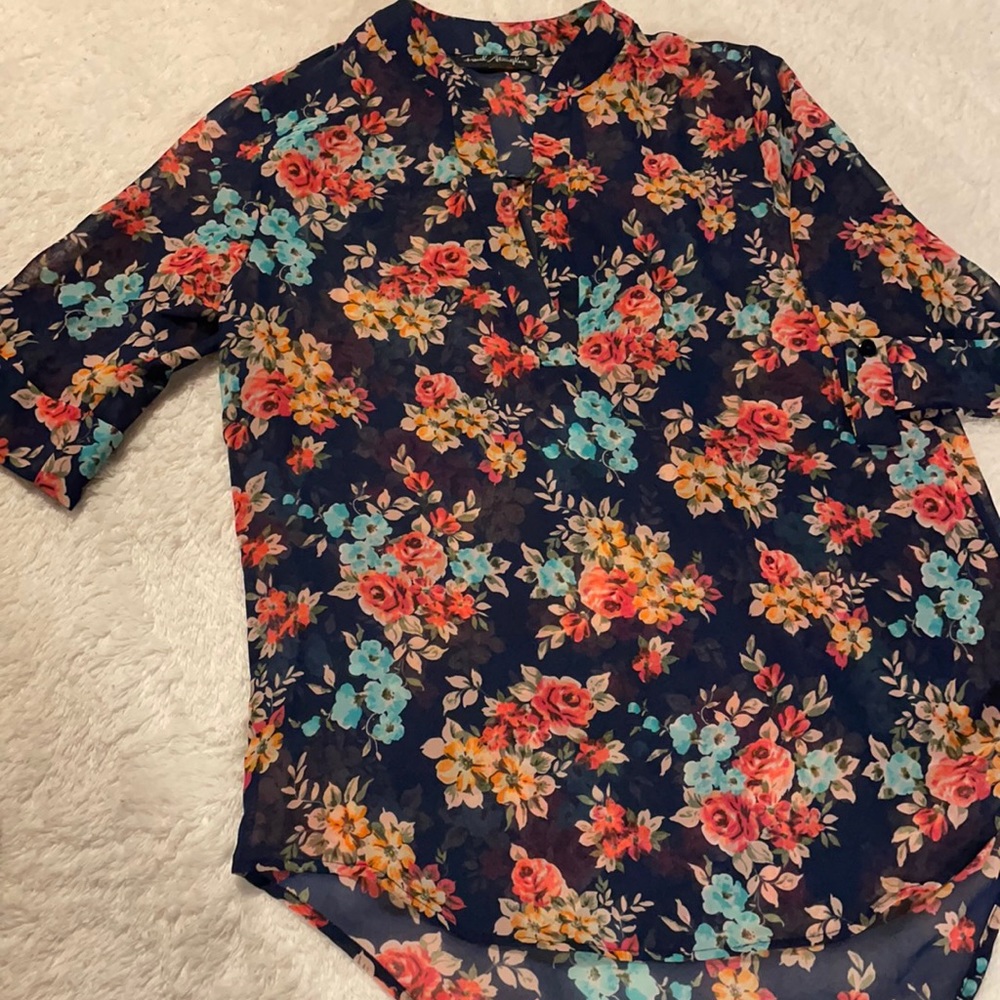 Floral dress shirt